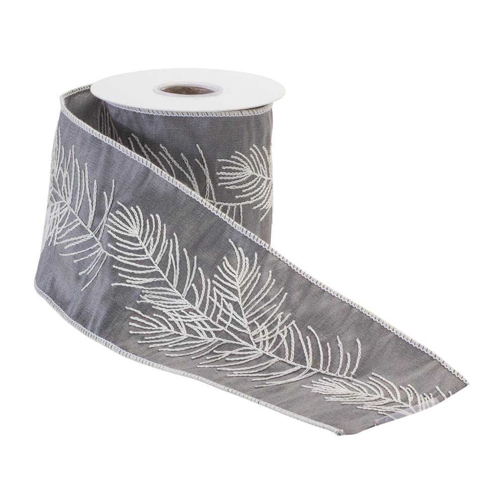 4" x 5 Yds. Ribbon (Set of 2) Wired Polyester. Picture 2