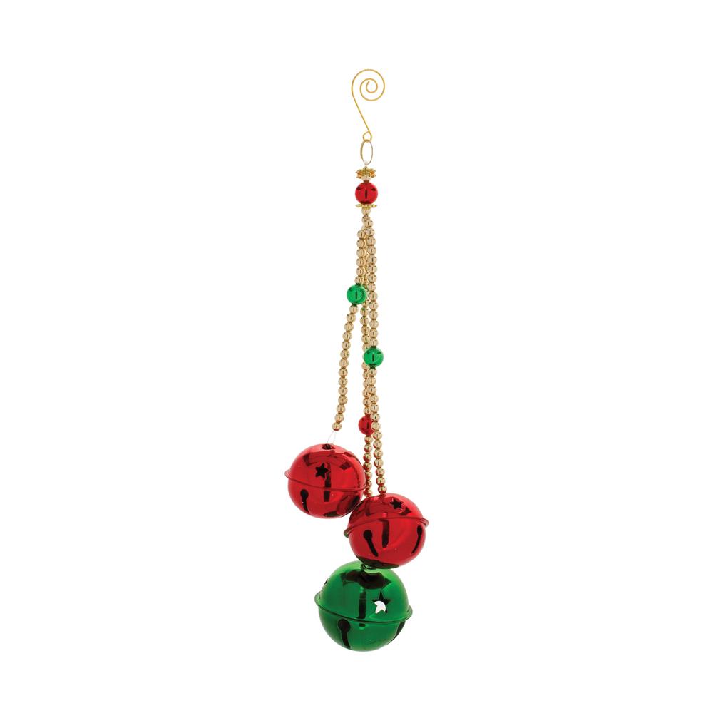 Bell Ornament (Set of 6) 13.5"H Iron/Plastic. Picture 1