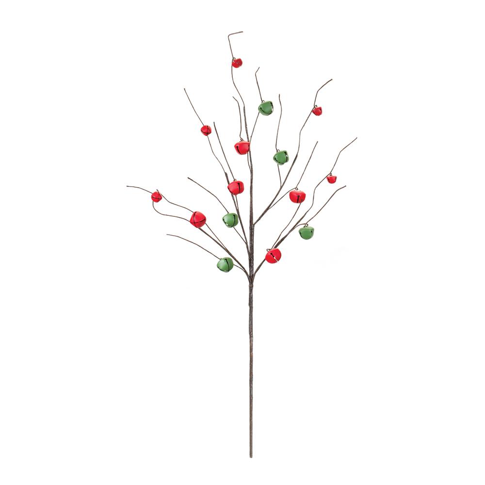 Sleigh Bell Branch (Set of 6) 30"H Metal. Picture 2