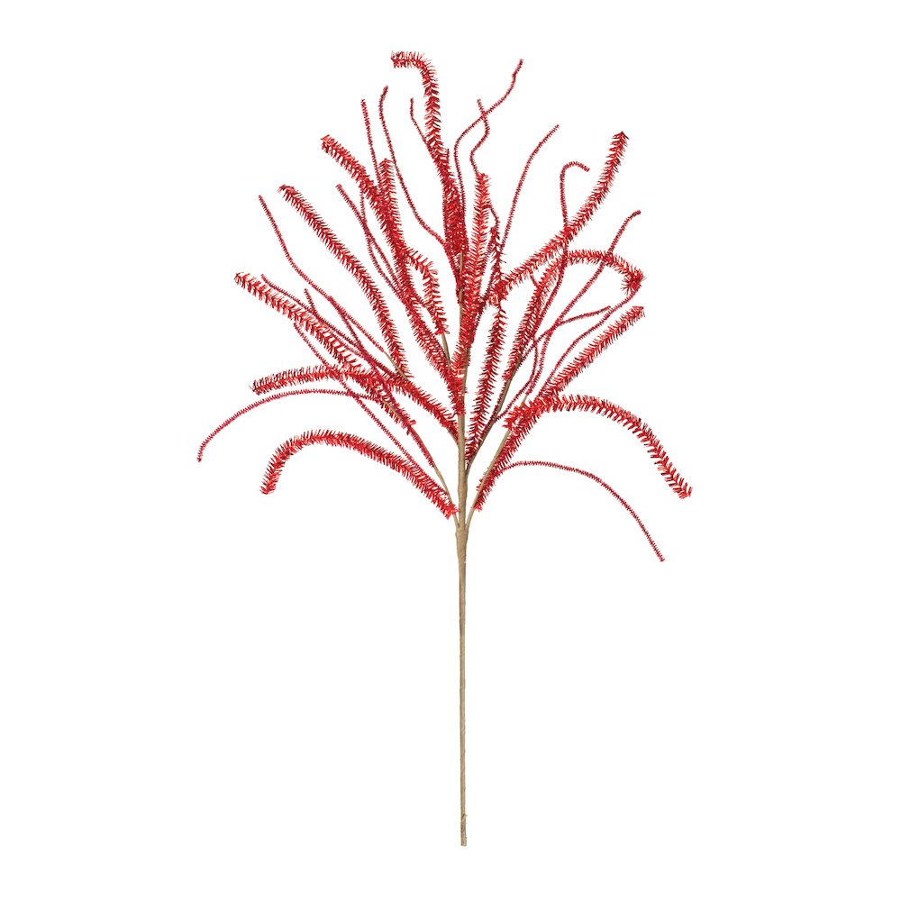 Glitter Pine Branch (Set of 2) 30"H Plastic. Picture 2