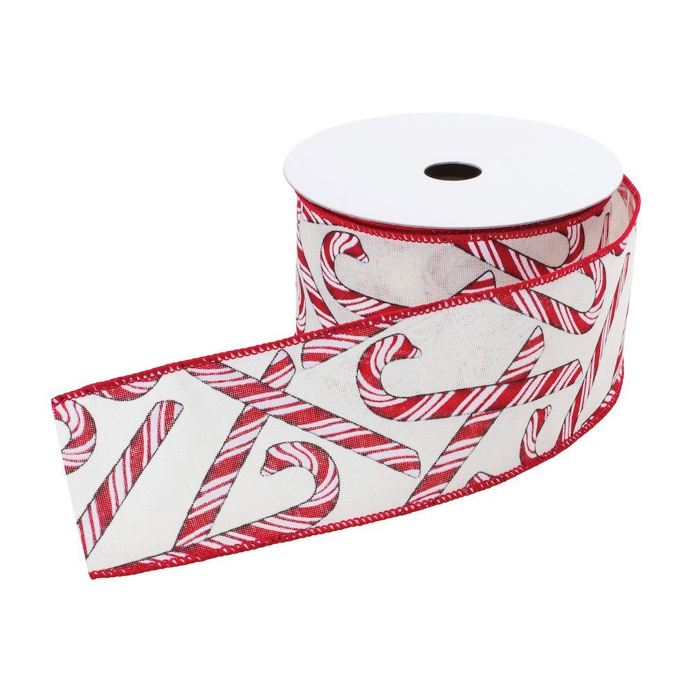 2.5" x 10 Yds.  Wired (Set of 2) Polyester. Picture 2