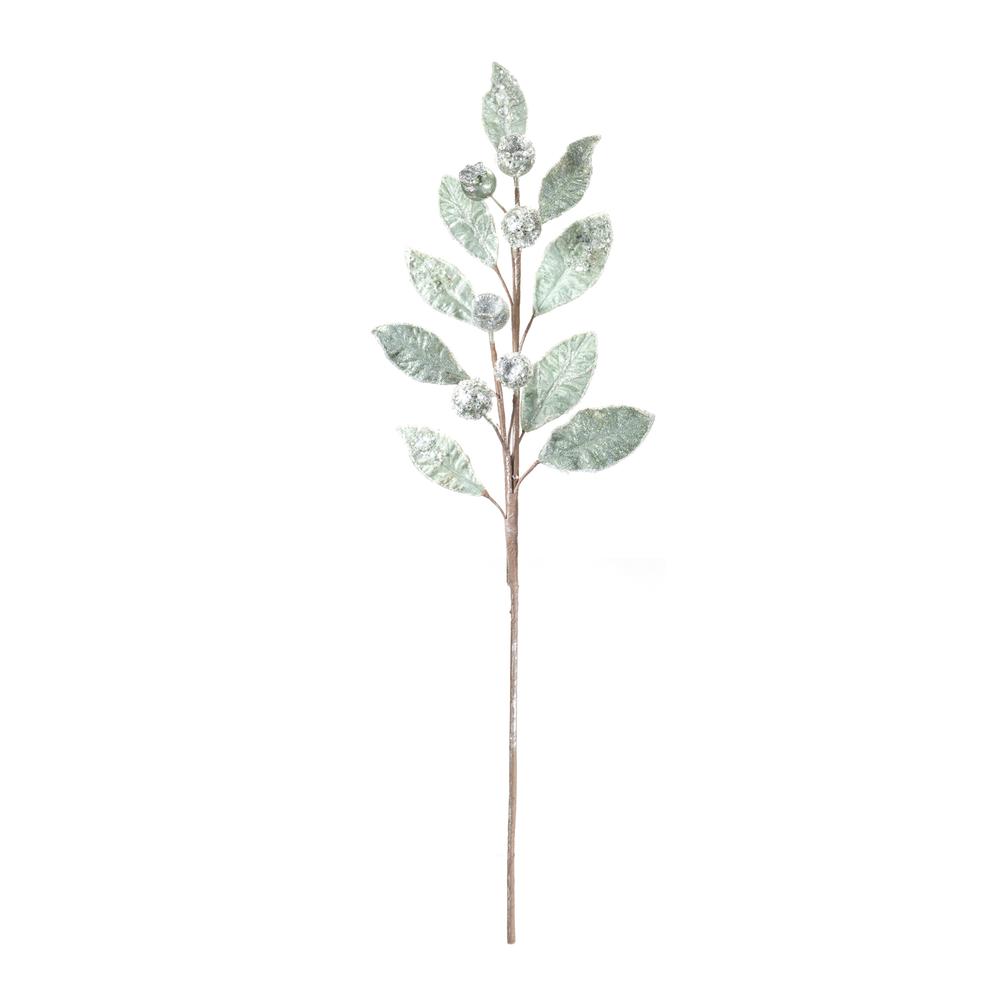 Leaf and Pod Spray (Set of 2) 29"H Polyester. Picture 3
