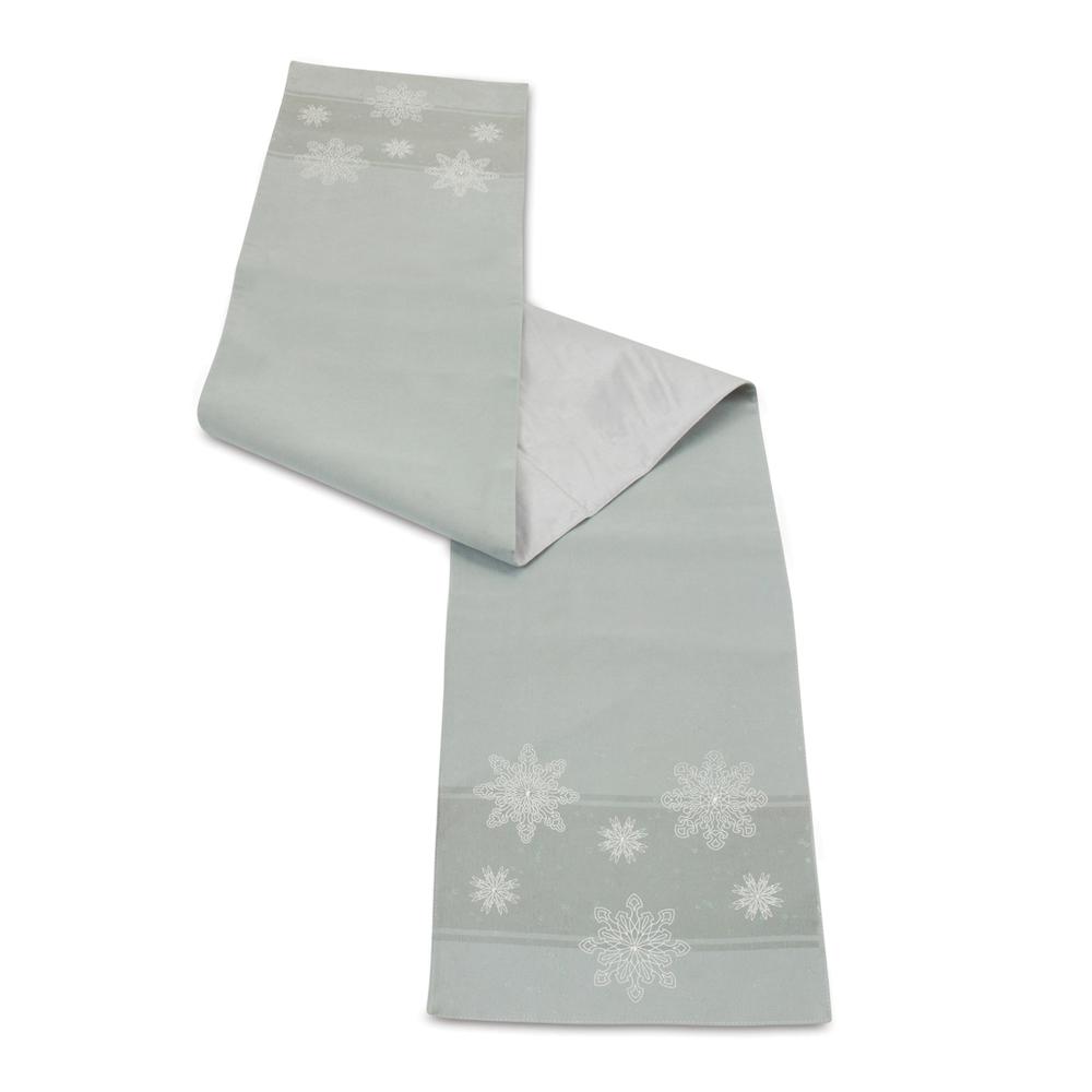 Snowflake Pattern Runner 72"L x 12.5"W Polyester. Picture 1