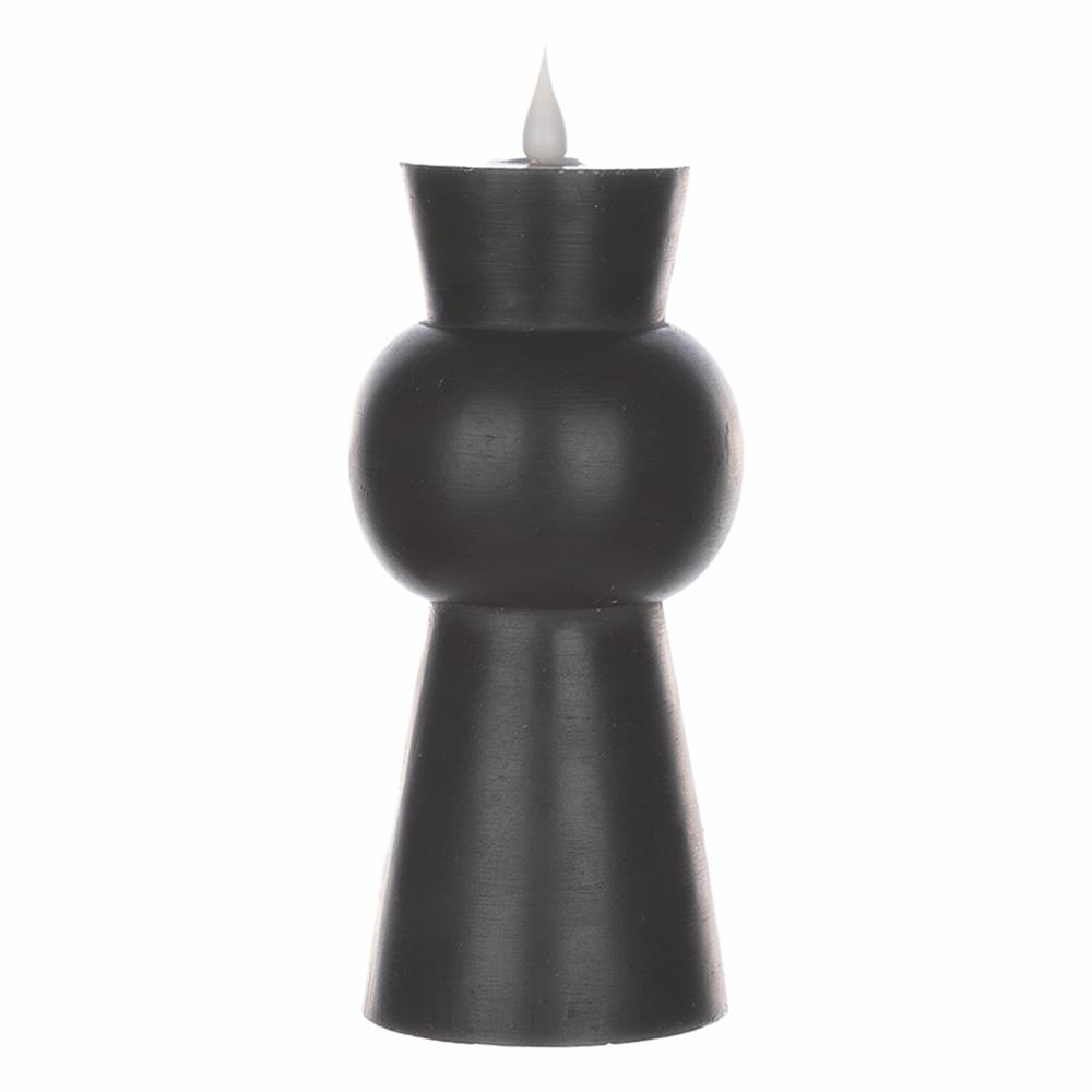 Simplux LED Designer Candle w/4 and 8 Hr Timer (Set of 2) 3.5" x 7.5"H Wax. Picture 1