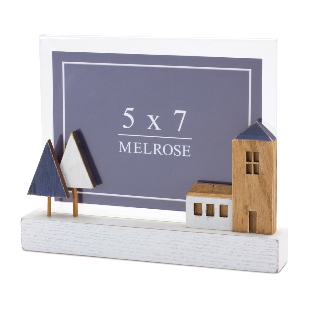 Frame (Set of 2) 8.75"L x 7"H Wood/MDF (Holds a 7" x 5" Photo). Picture 1