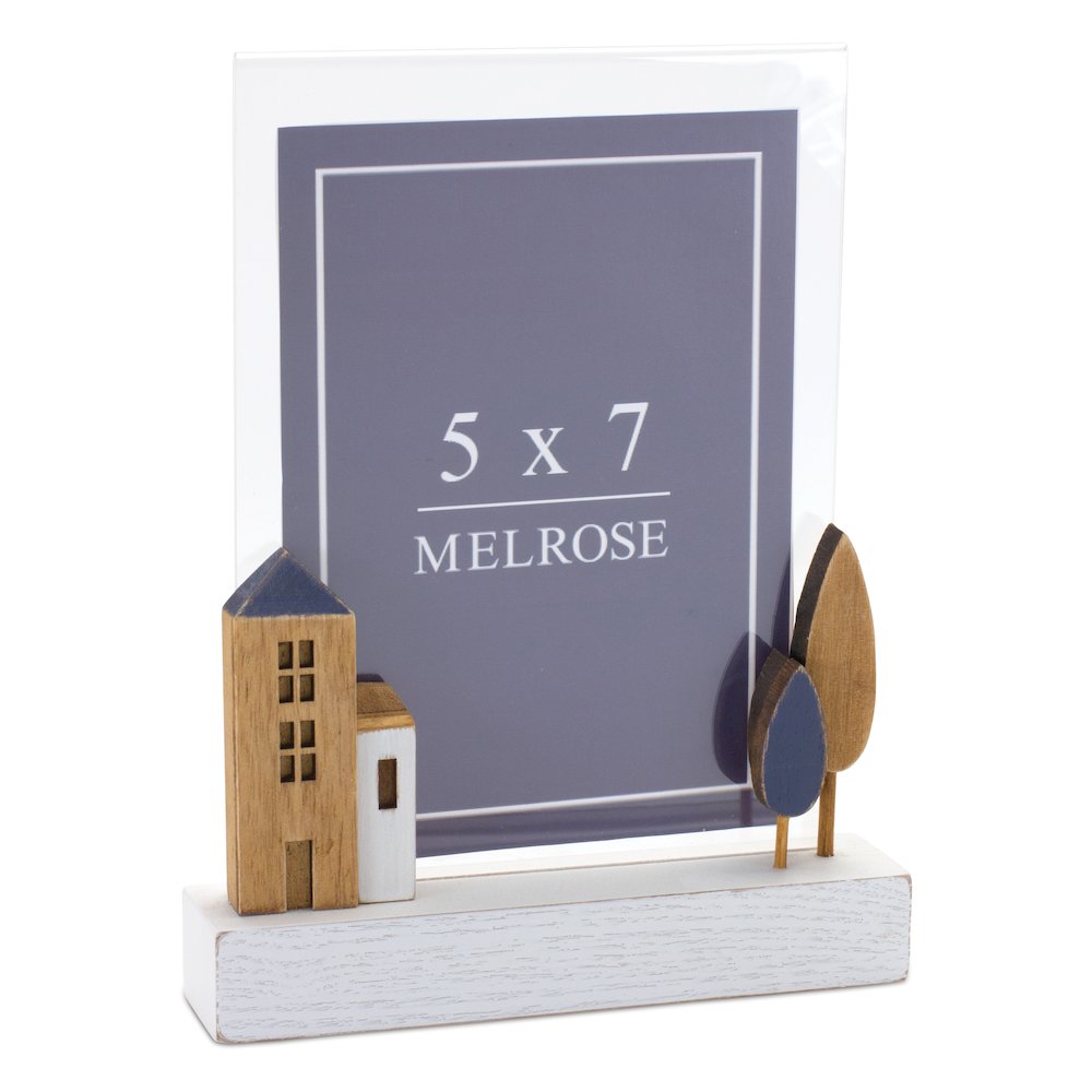 Frame (Set of 2) 6.75"L x 9"H Wood/MDF (Holds a 5" x 7" Photo). Picture 1