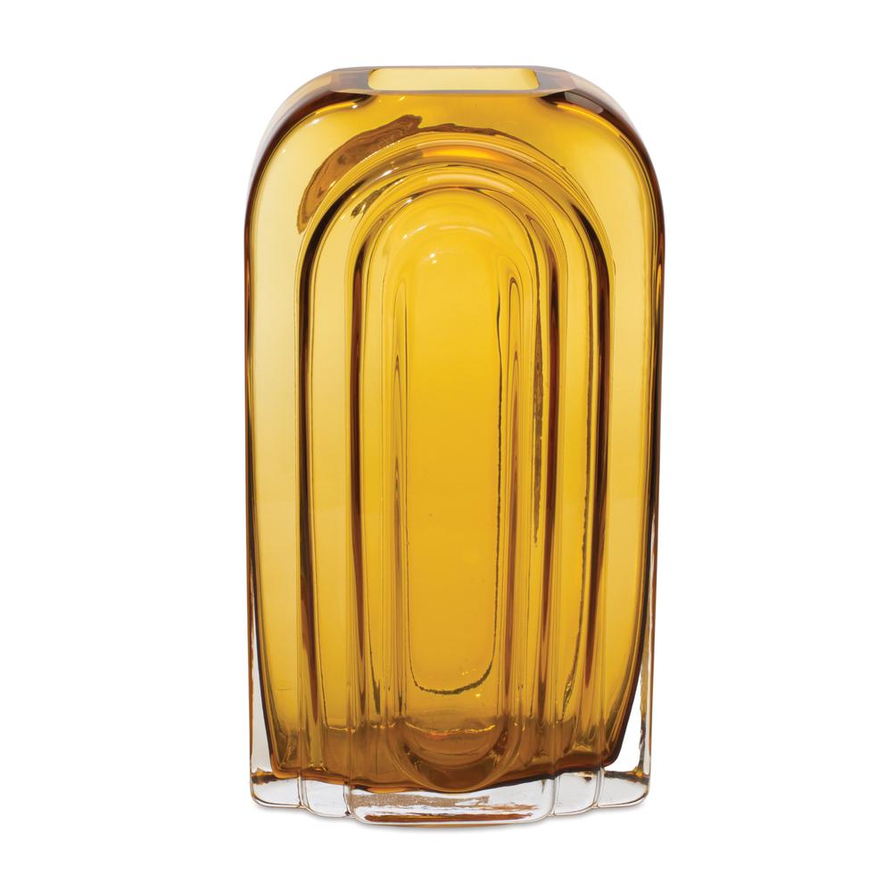 Vase 9.75"H Glass. Picture 1