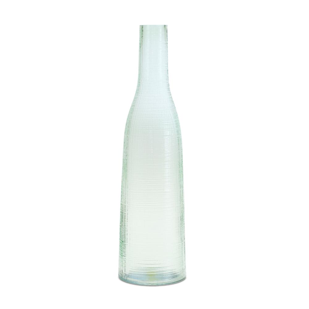 Vase (Set of 4) 4.75"D x 16.75"H Glass. Picture 1