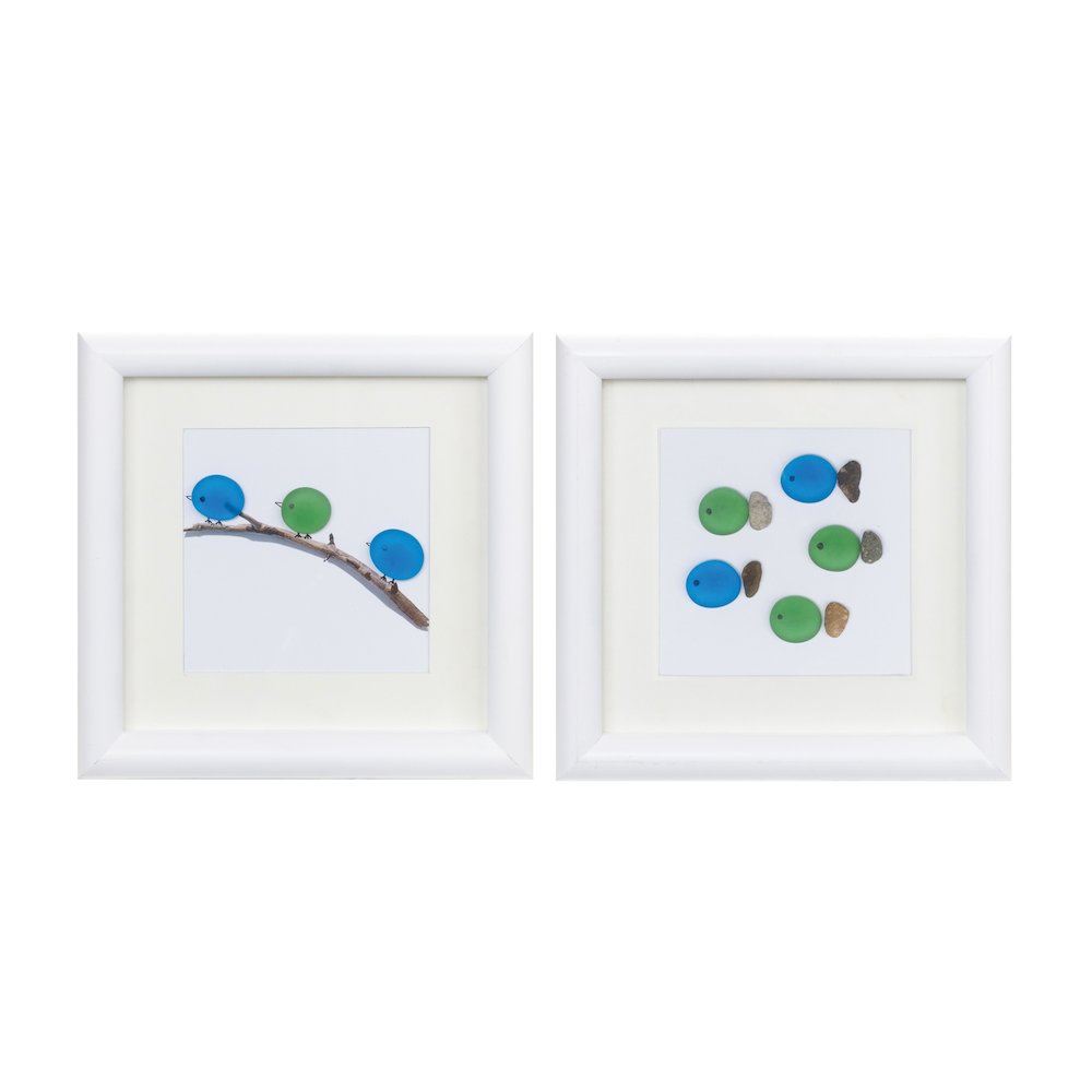 Bird and Fish Wall Art (Set of 2). Picture 1