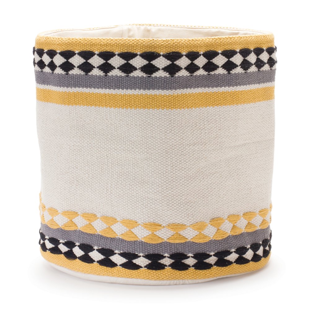 Basket (Set of 2) 14"D x 13"H, 16"D x 15.5"H Cotton. Picture 2