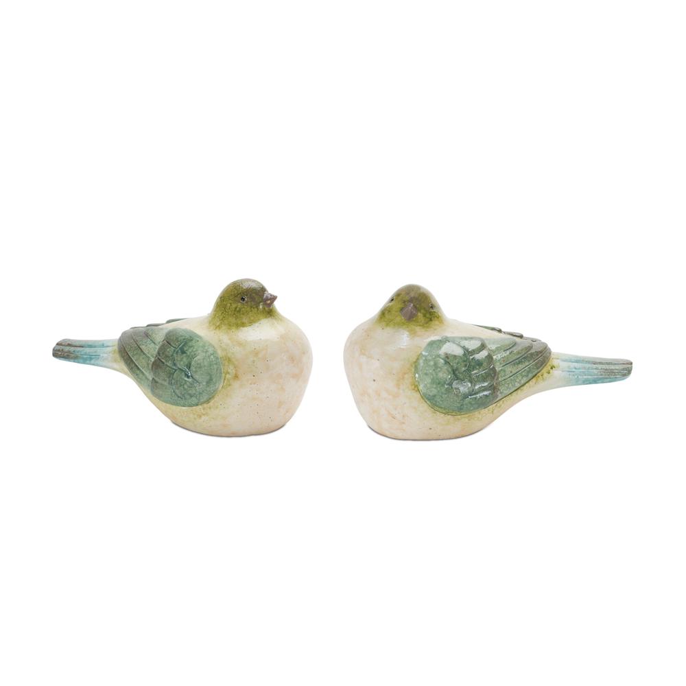 Bird (Set of 2) 7.5"L x 3.5"H Resin. Picture 1