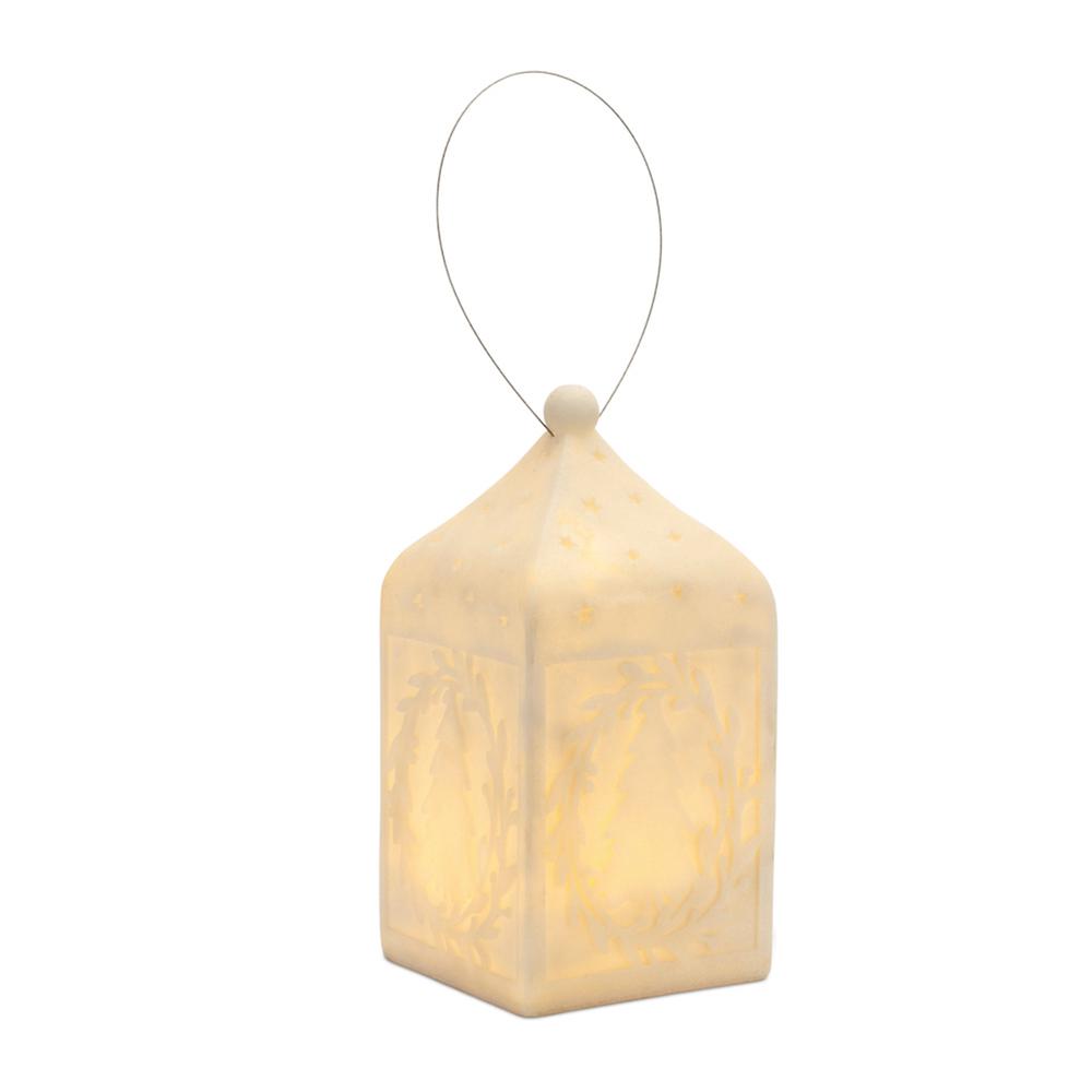 Tree Lantern 5"L x 10"H Resin 3 AAA Batteries, Not Included. Picture 1