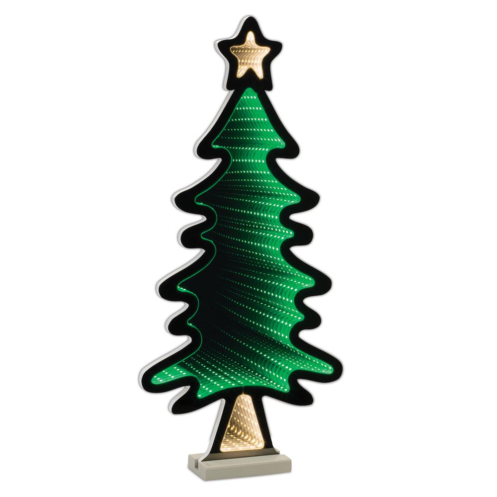 Tree w/Star Infinity Light 25"H Acrylic UL Plug Included. Picture 1