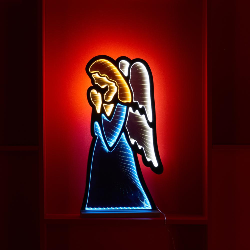 Angel Infinity Light 24.5"H Acrylic UL Plug Included. Picture 4