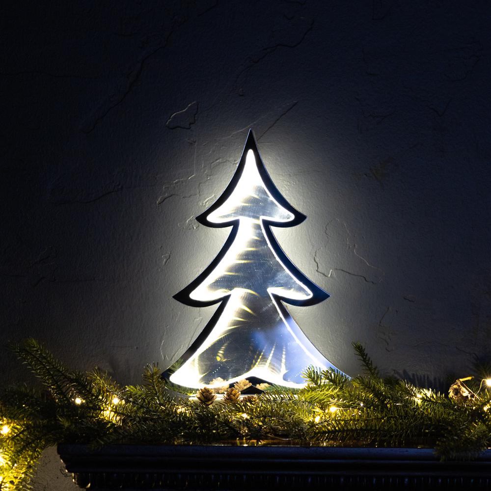 Tree Infinity Light (Set of 2) 12.5"H Acrylic 3 AA Batteries Not Included. Picture 2