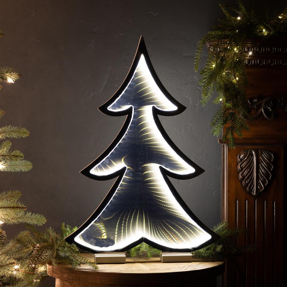 Tree Infinity Light 24.5"H Acrylic UL Plug Included. Picture 2