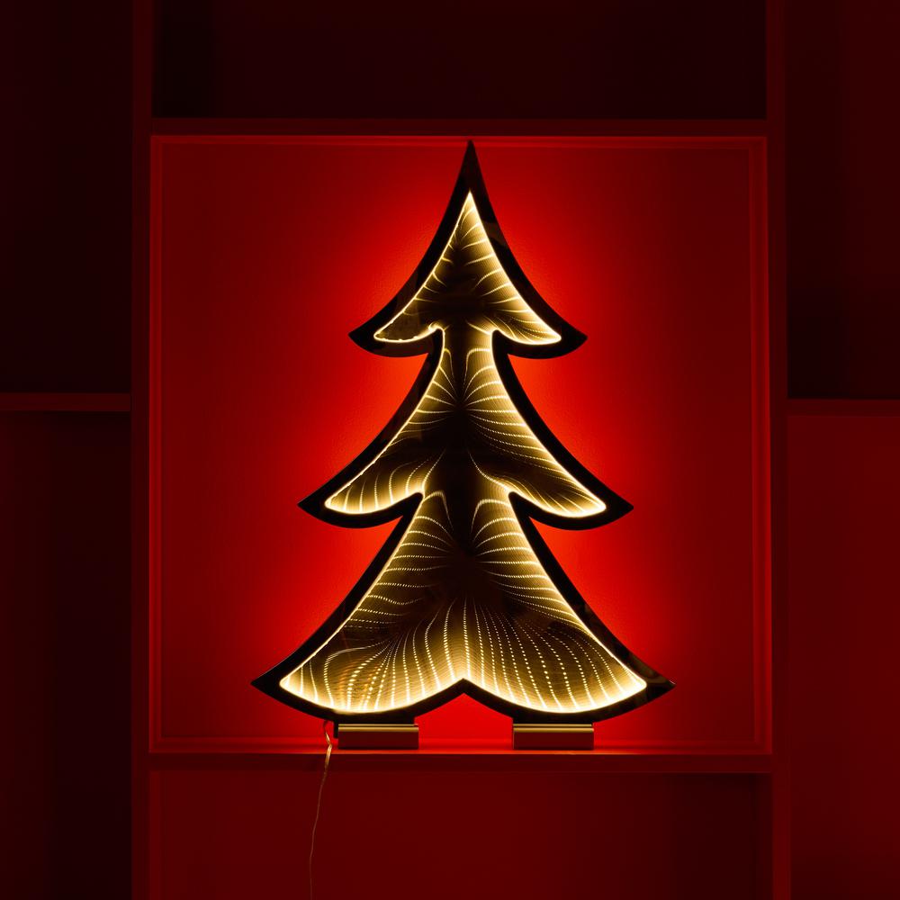 Tree Infinity Light 24.5"H Acrylic UL Plug Included. Picture 4