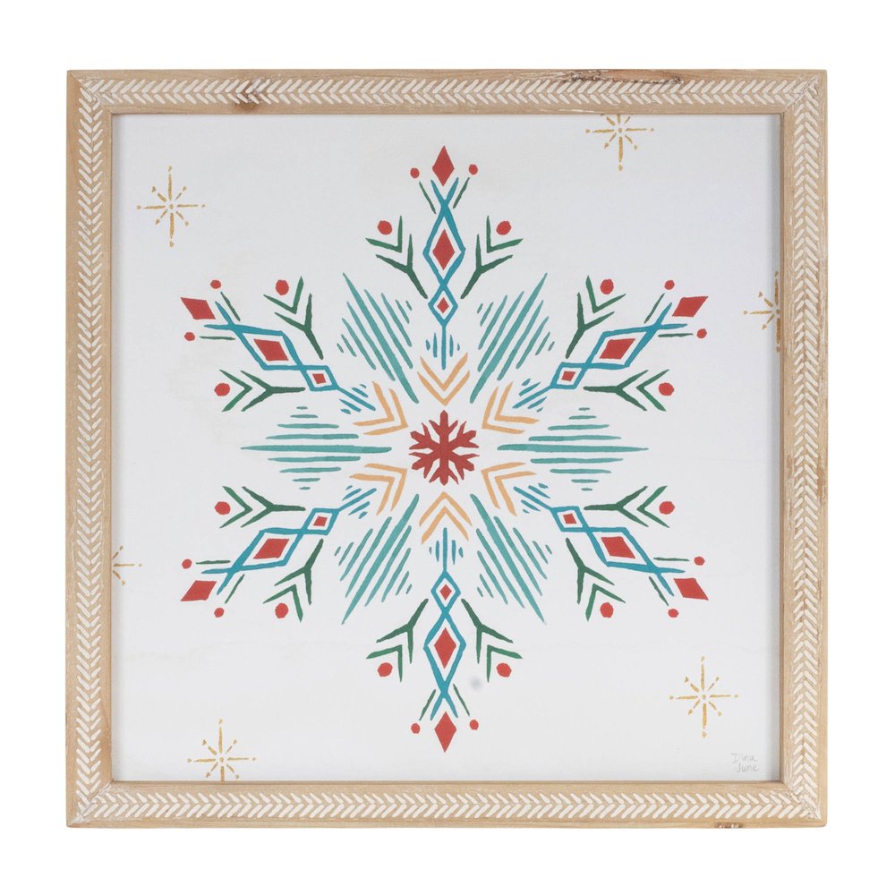 Snowflake Print (Set of 2). Picture 2