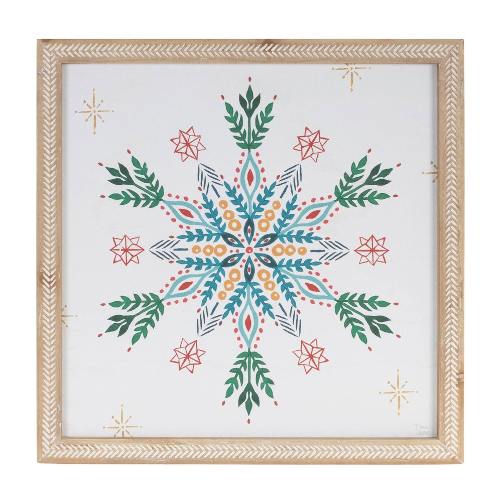 Snowflake Print (Set of 2). Picture 3