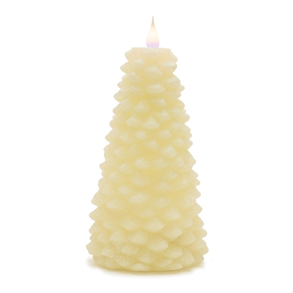 Tree Candle 8"H Wax 2 AA Batteries, Not Included. Picture 1