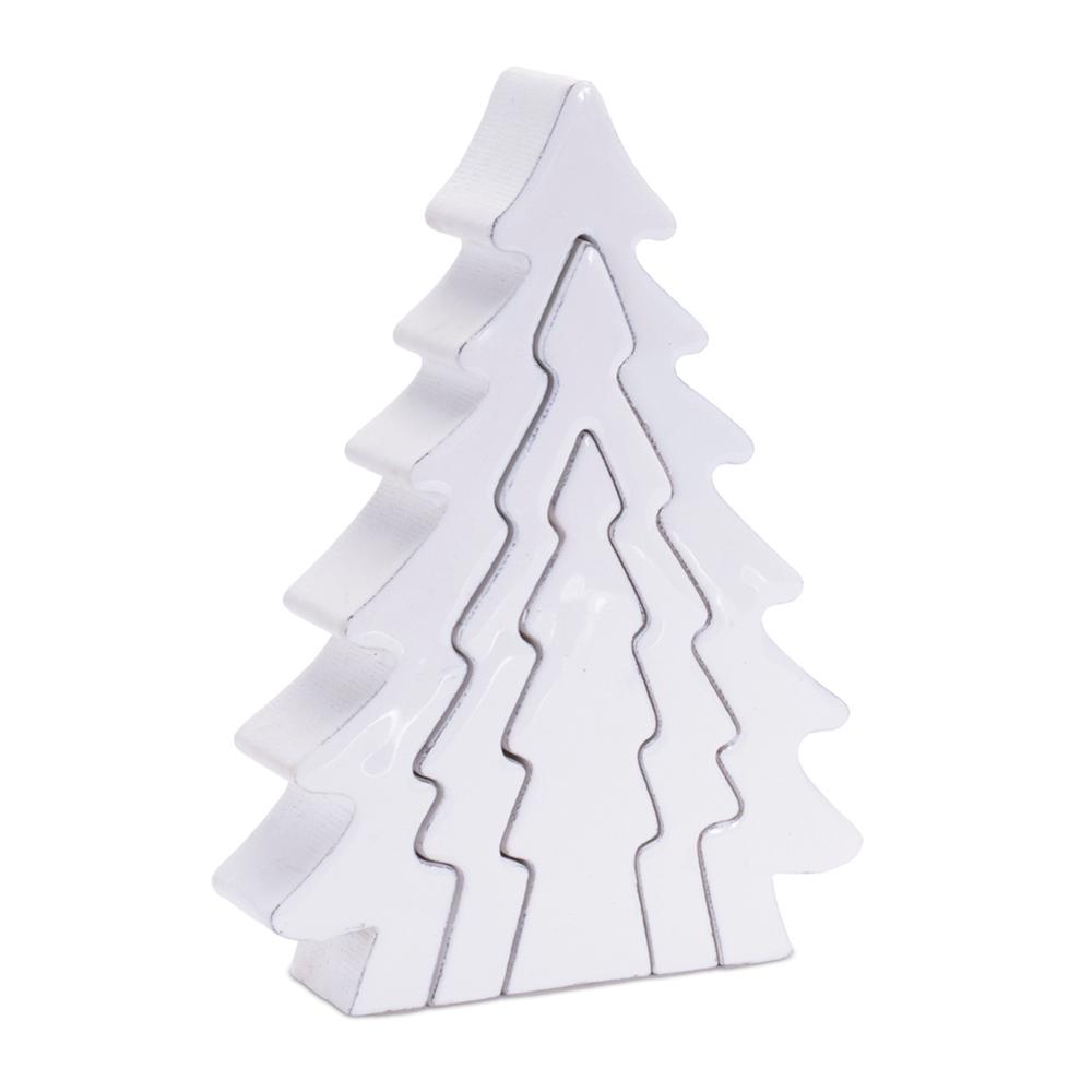 Triple Tree Puzzle (Set of 2) 8.5"H MDF. Picture 1