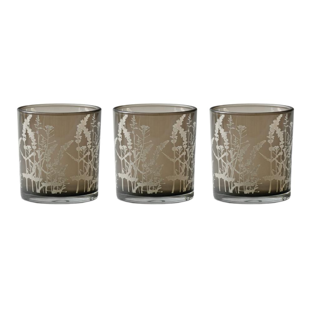 Votive Holder (Set of 3) 3"H Glass. Picture 1