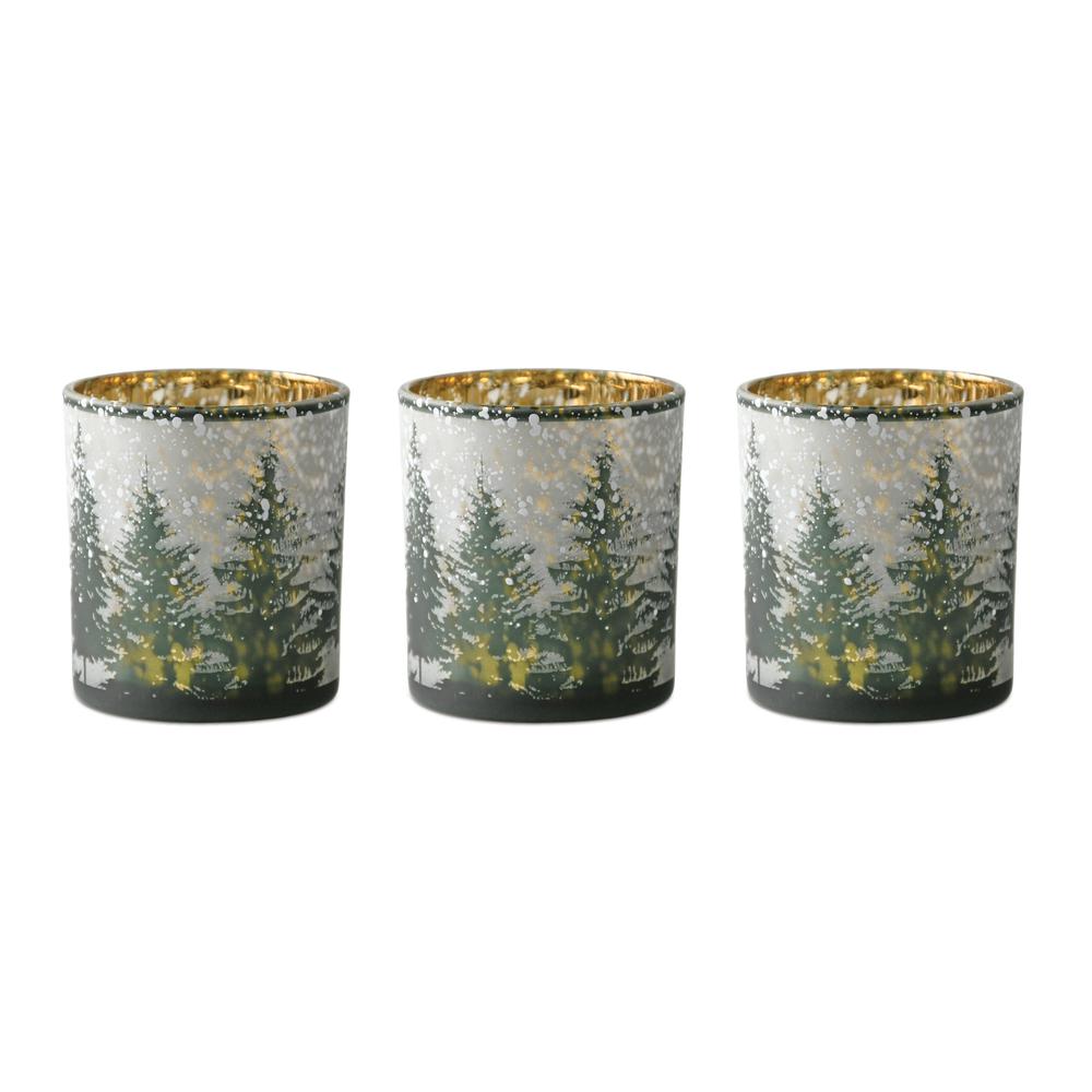 Votive Holder (Set of 3) 3"H Glass. Picture 1