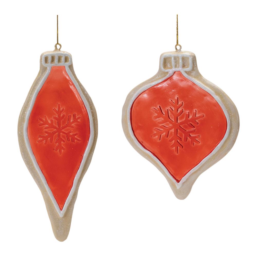 Ornament (Set of 6) 6"H, 8"H Resin. Picture 1