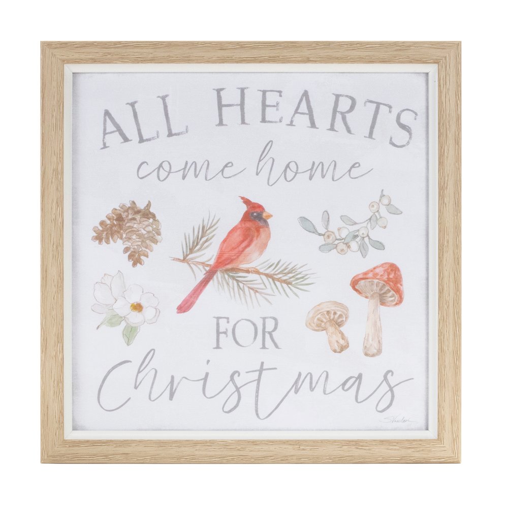 Framed Bird and Cardinal Print (Set of 3) 9"SQ Plastic/Paper. Picture 2