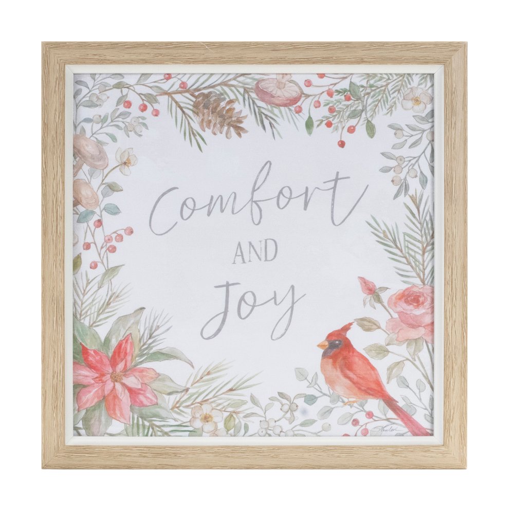 Framed Bird and Cardinal Print (Set of 3) 9"SQ Plastic/Paper. Picture 3