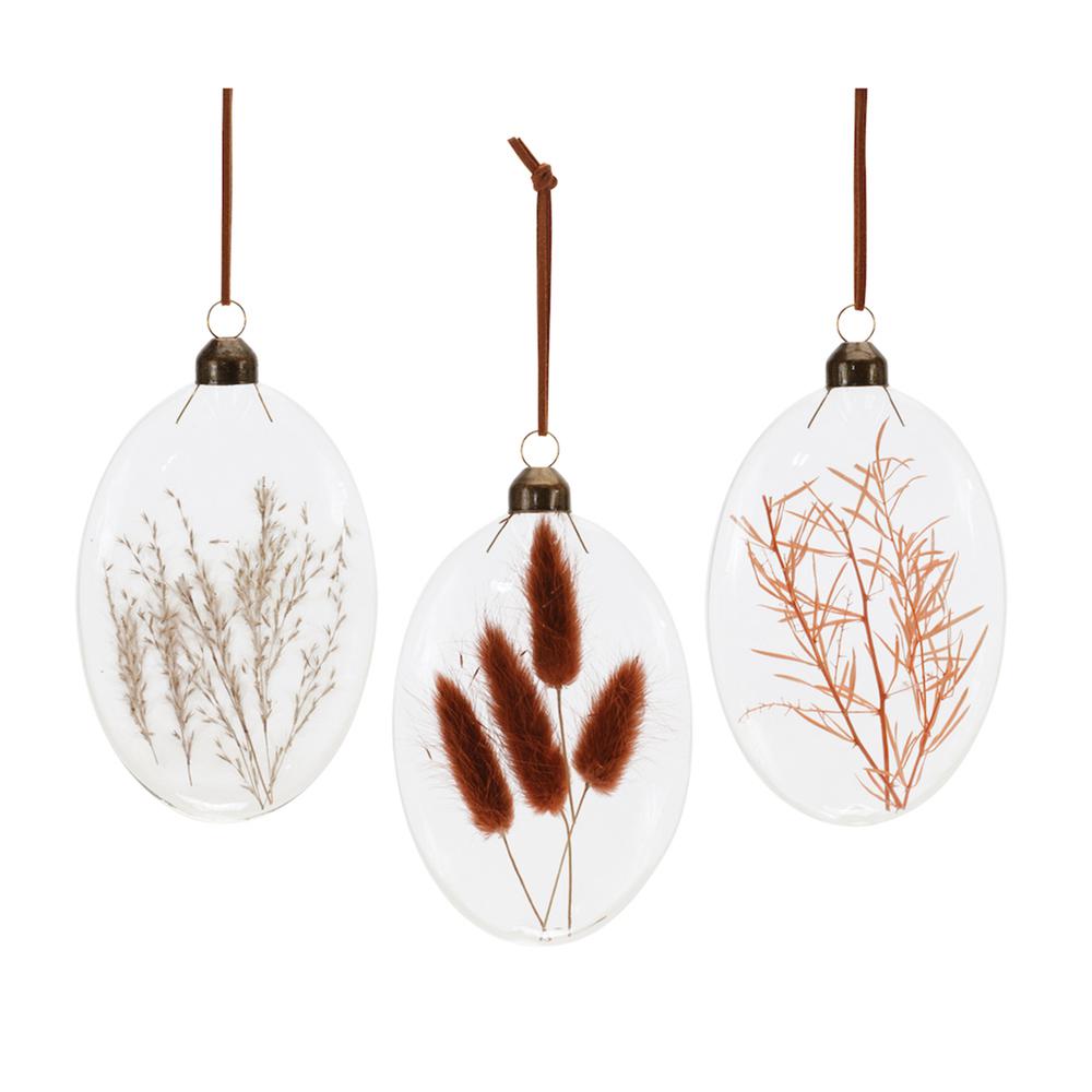 Ornament (Set of 12) 5.5"H Glass. Picture 1