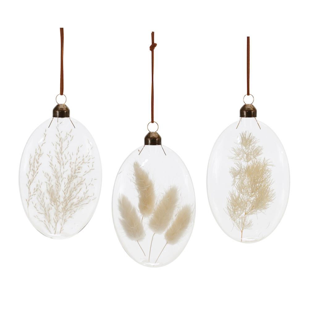 Ornament (Set of 12) 5.5"H Glass. Picture 1