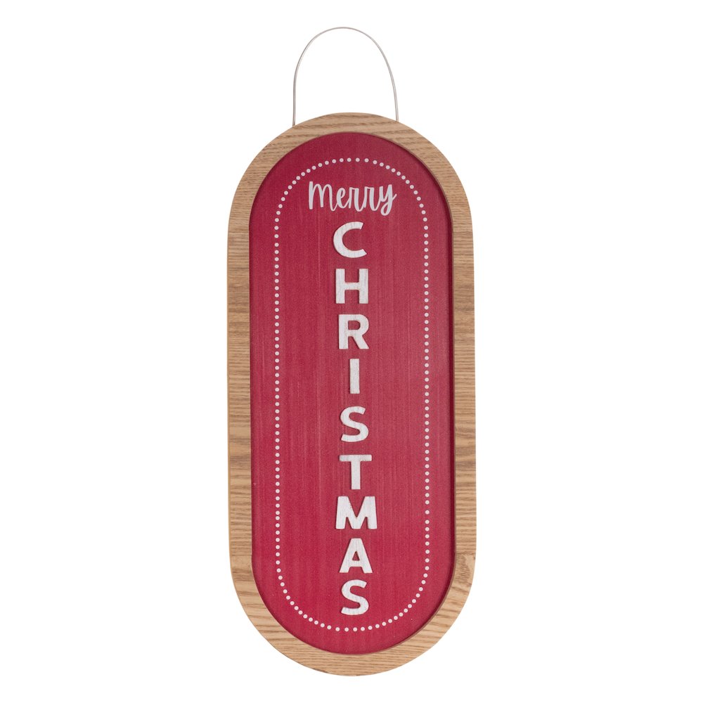 Merry Christmas Sign 21"H MDF/Iron. Picture 1