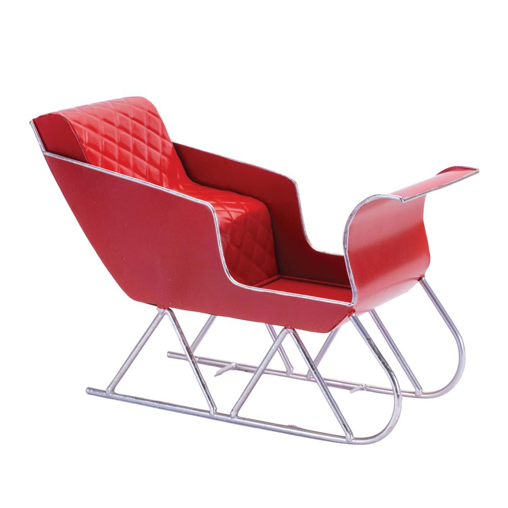 Sleigh (Set of 2) 12"L x 8"H Metal. Picture 1
