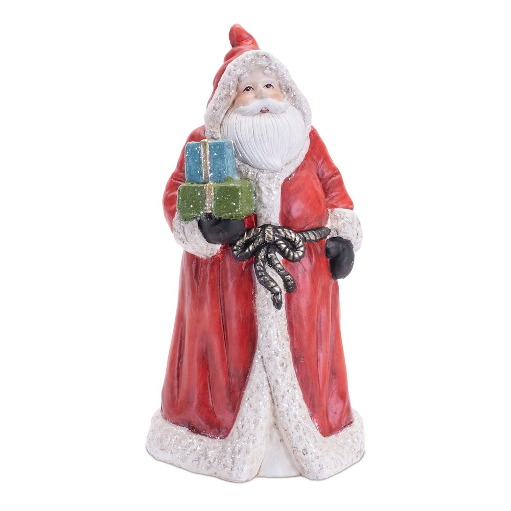 Santa (Set of 2) 8.5"H Terra Cotta. Picture 2