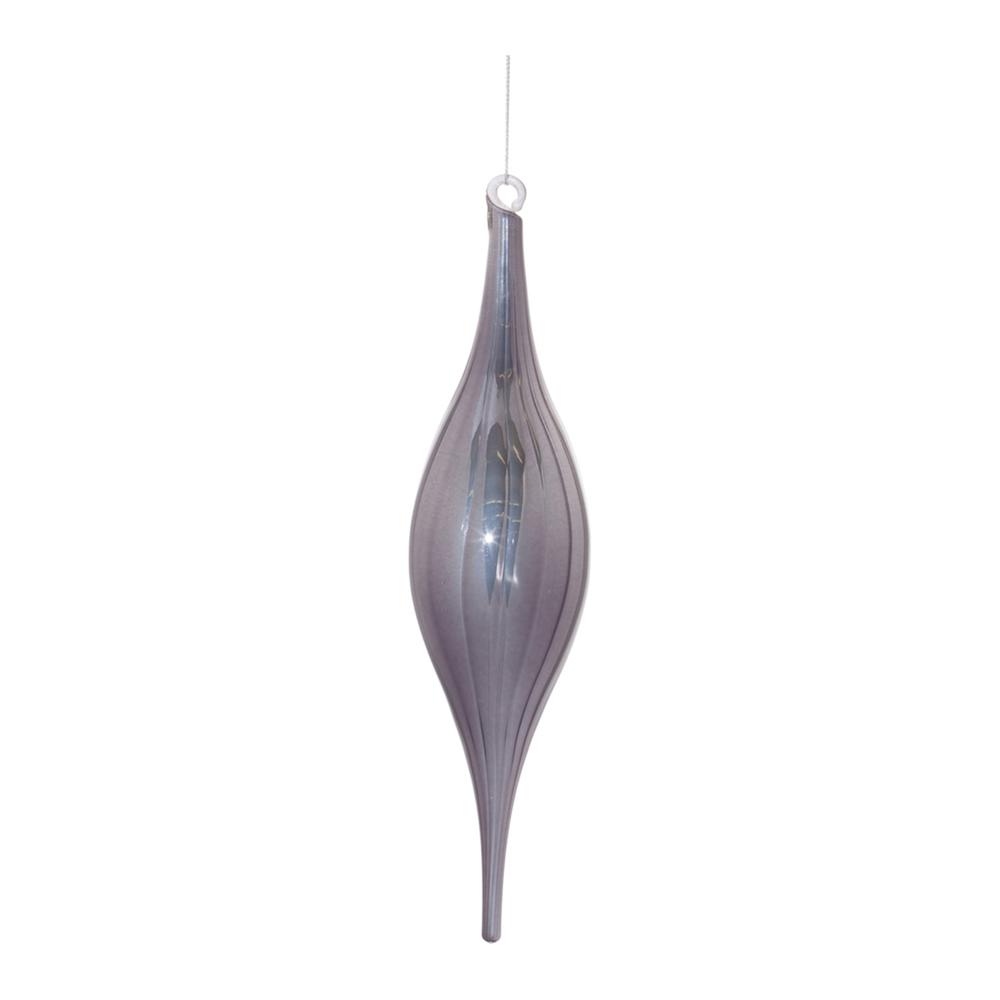 Drop Ornament (Set of 6) 10.5"H Glass. Picture 1