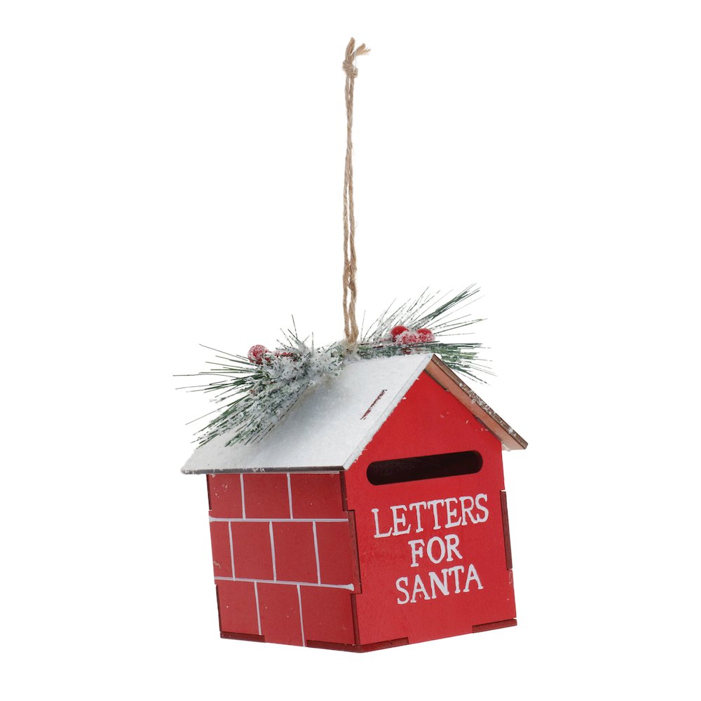 Mailbox Ornament (Set of 2) 5.5"H Metal. Picture 2