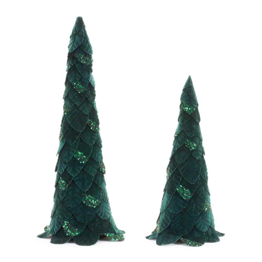 Tree (Set of 2) 19"H, 25.5"H Polyester. Picture 1