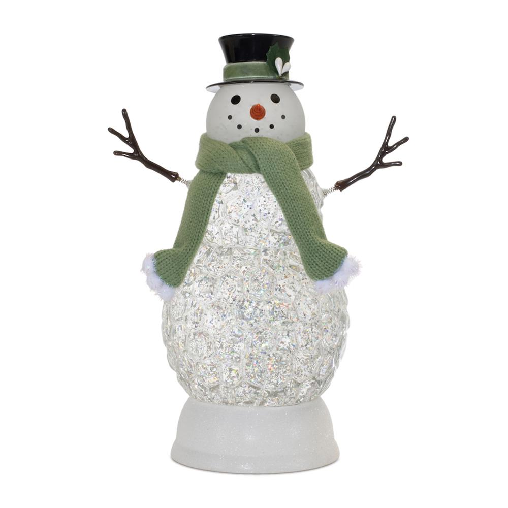 LED Snowman 11"H Plastic 3 AA Batteries Not Included. Picture 1