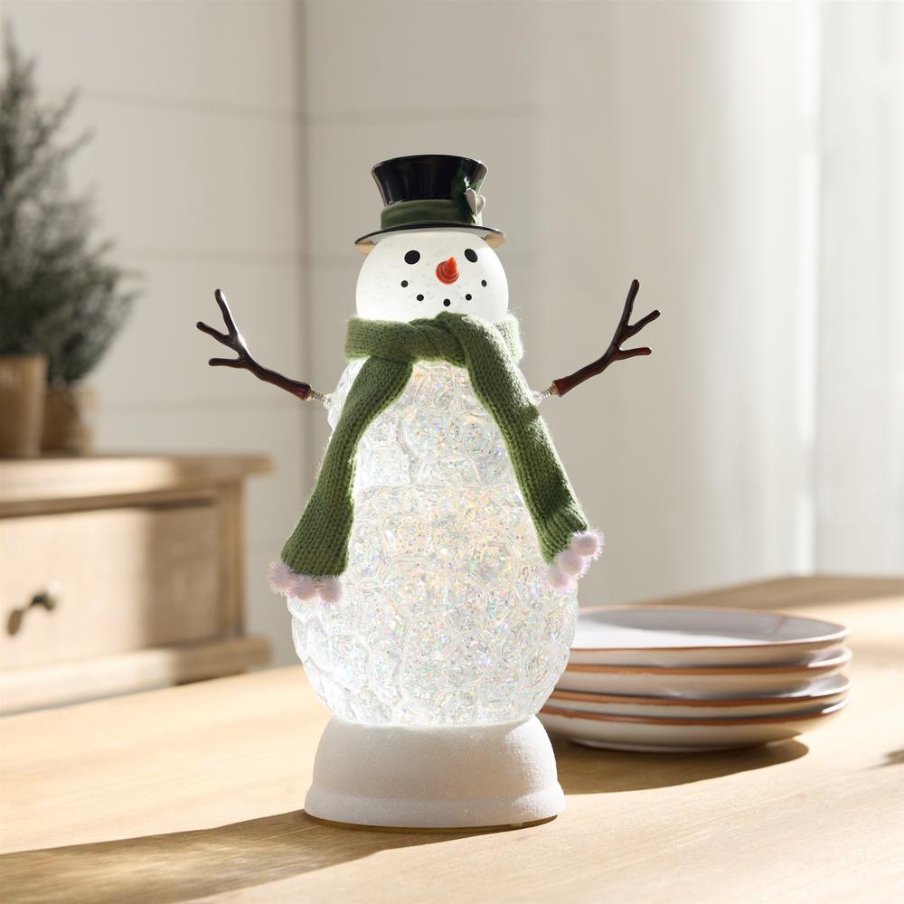LED Snowman 11"H Plastic 3 AA Batteries Not Included. Picture 2