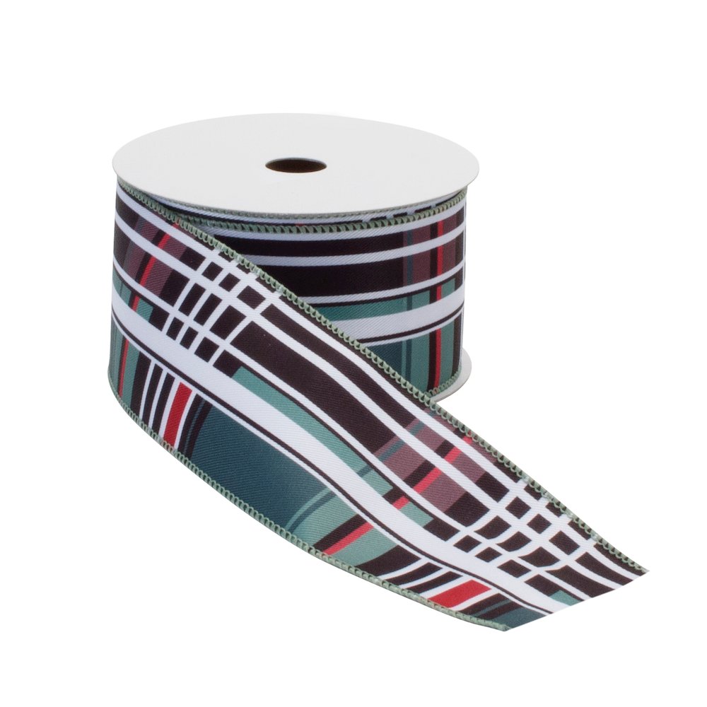 2.5" x 10 Yds. Wired (Set of 2) Polyester. Picture 2
