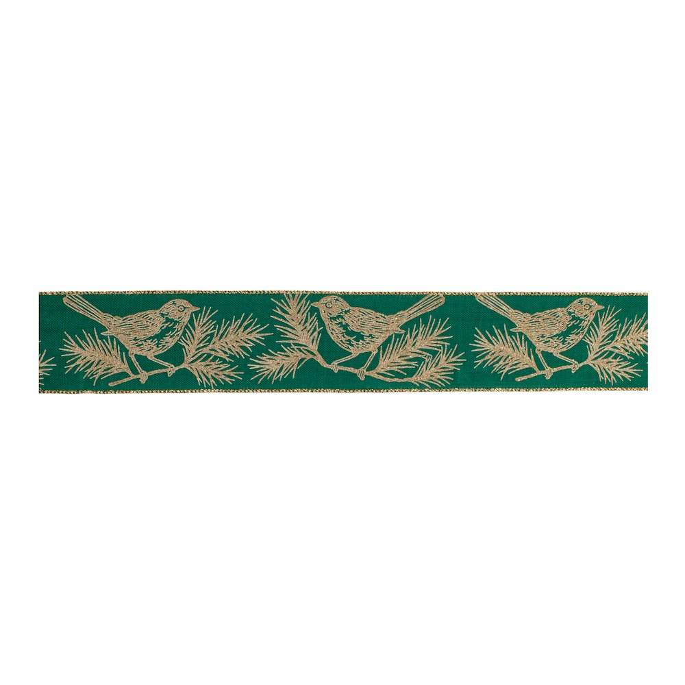 2.5" x 10 Yds. Wired (Set of 2) Polyester. Picture 1