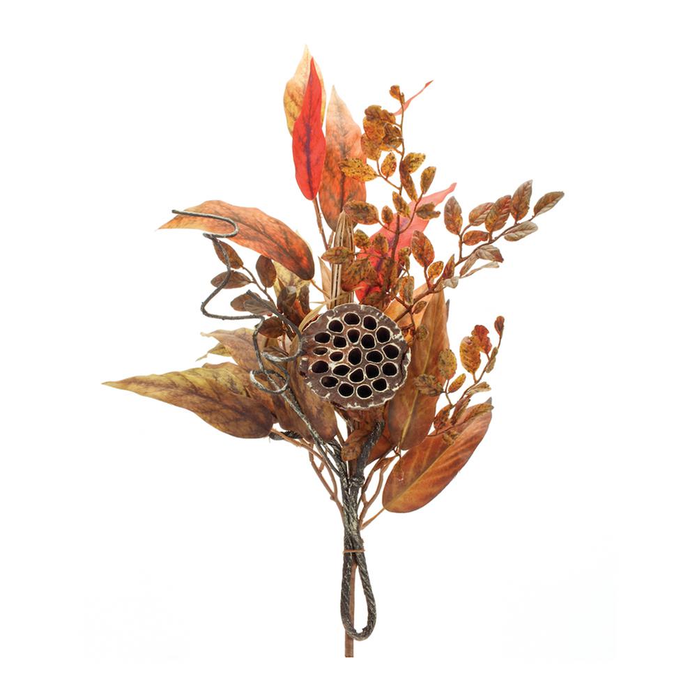 Mixed Fall Foliage Spray (Set of 2) 31.5"H Polyester. Picture 1