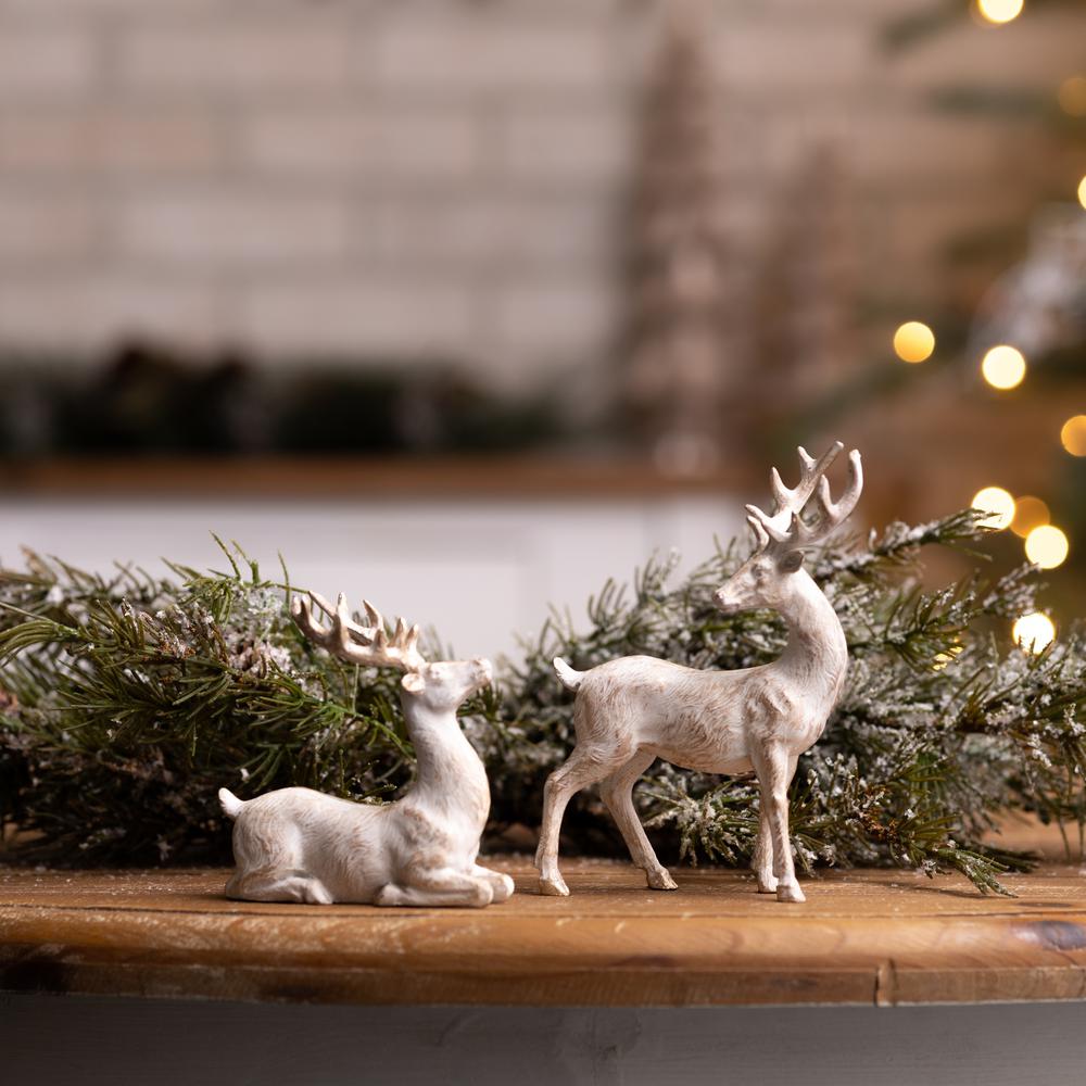 Deer (Set of 6) 3.5"H, 5.25"H Resin. Picture 2