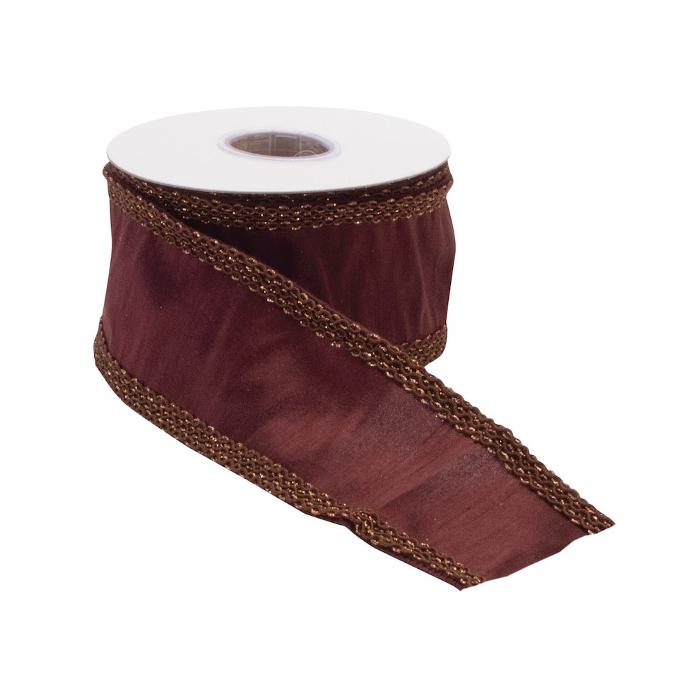 2.5" x 5 Yds. Wired Polyester. Picture 2