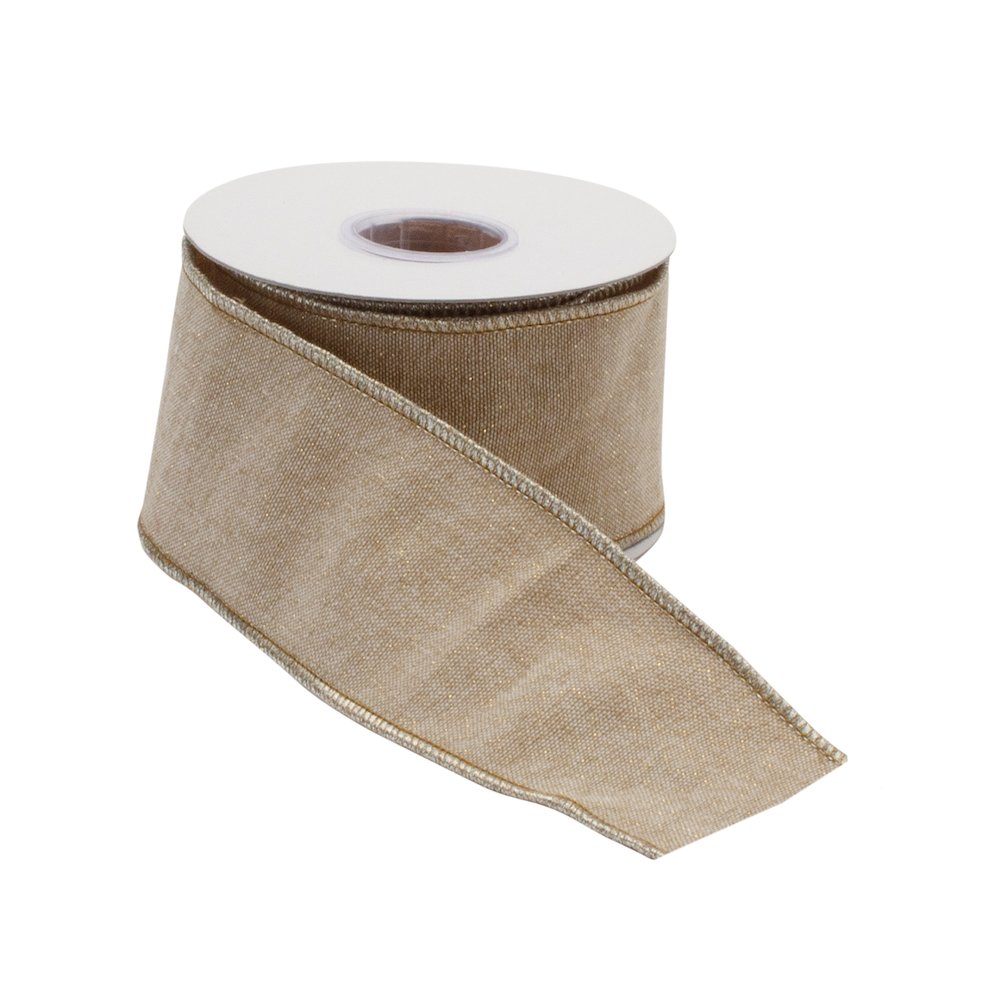 2.5" x 5 Yds. Wired (Set of 2) Cotton. Picture 2
