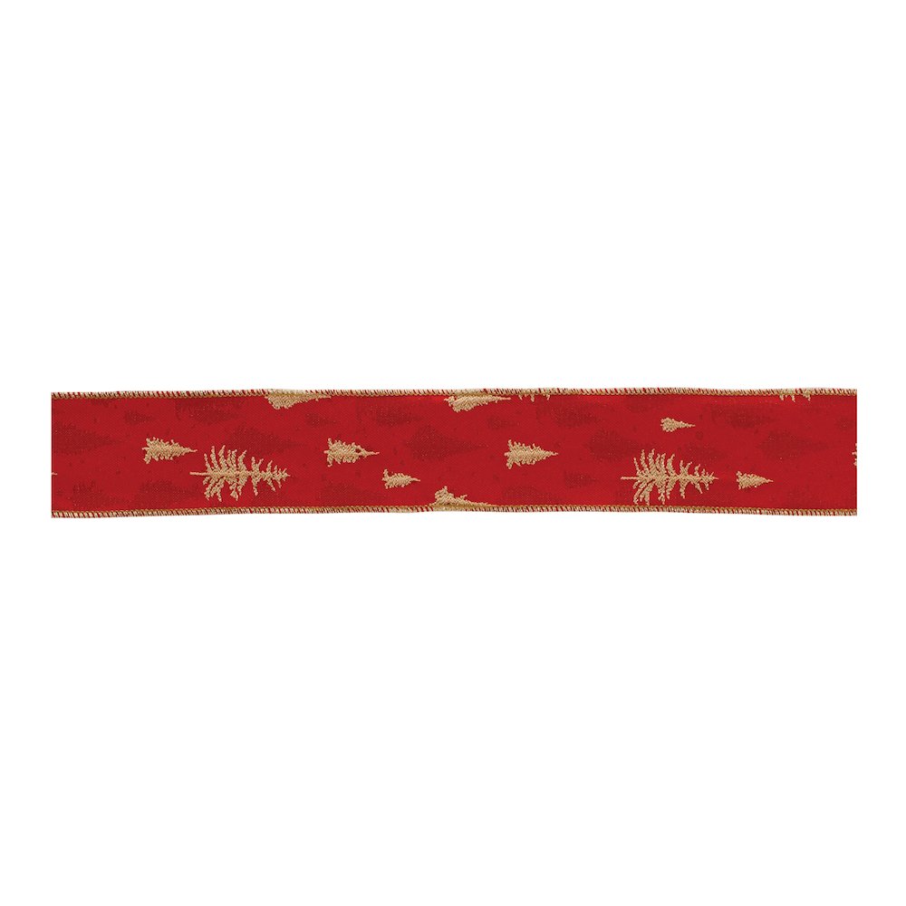2.5" x 5 Yds. Wired (Set of 2) Polyester. Picture 1