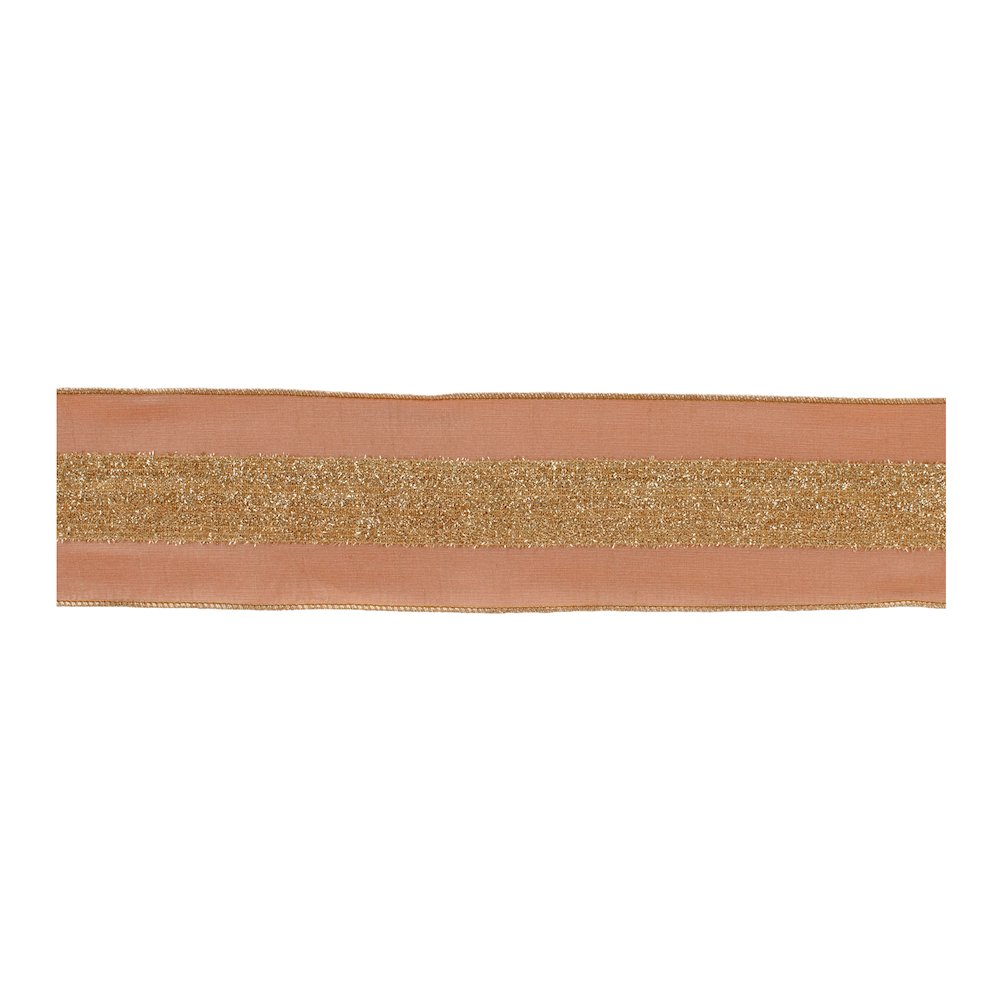 4" x 5 Yds. Wired (Set of 2) Polyester. Picture 1