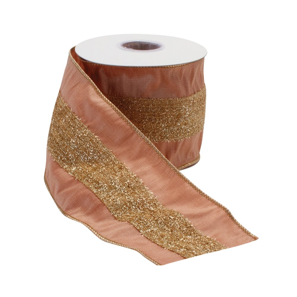 4" x 5 Yds. Wired (Set of 2) Polyester. Picture 2