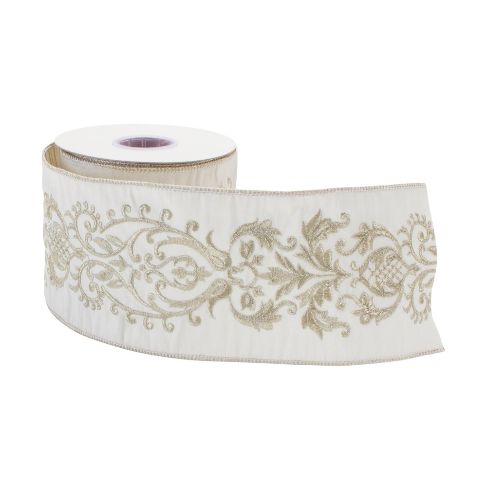 4" x 5 Yds. Wired Polyester. Picture 2